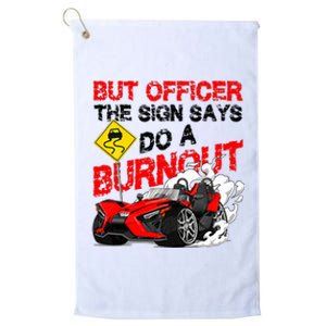 Slingshot Car For Dad Funny Sling Shot Platinum Collection Golf Towel