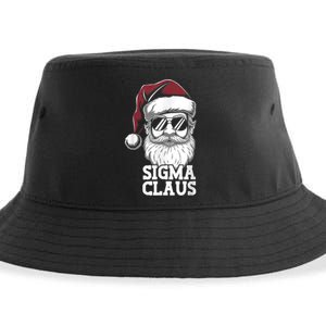 Sigma Claus Funny Christmas Santa Claus Sarcastic Joke Sustainable Bucket Hat