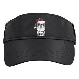 Sigma Claus Funny Christmas Santa Claus Sarcastic Joke Adult Drive Performance Visor