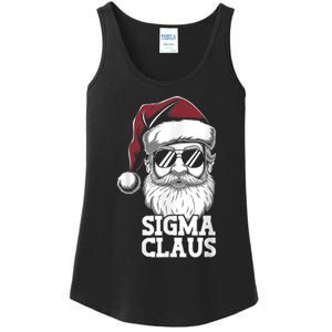 Sigma Claus Funny Christmas Santa Claus Sarcastic Joke Ladies Essential Tank