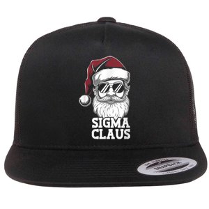 Sigma Claus Funny Christmas Santa Claus Sarcastic Joke Flat Bill Trucker Hat