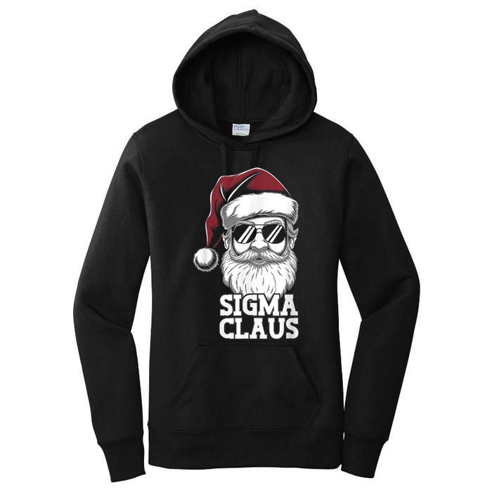 Sigma Claus Funny Christmas Santa Claus Sarcastic Joke Women's Pullover Hoodie