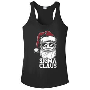 Sigma Claus Funny Christmas Santa Claus Sarcastic Joke Ladies PosiCharge Competitor Racerback Tank