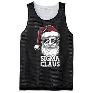 Sigma Claus Funny Christmas Santa Claus Sarcastic Joke Mesh Reversible Basketball Jersey Tank