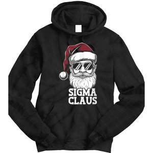 Sigma Claus Funny Christmas Santa Claus Sarcastic Joke Tie Dye Hoodie