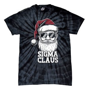 Sigma Claus Funny Christmas Santa Claus Sarcastic Joke Tie-Dye T-Shirt