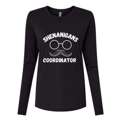 Shenanigans Coordinator Funny Saying Womens Cotton Relaxed Long Sleeve T-Shirt