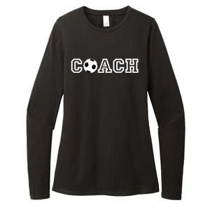 Soccer Coach Funny Gift Appreciation Gift For Soccer Coaches Womens CVC Long Sleeve Shirt