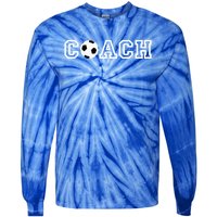 Soccer Coach Funny Gift Appreciation Gift For Soccer Coaches Tie-Dye Long Sleeve Shirt