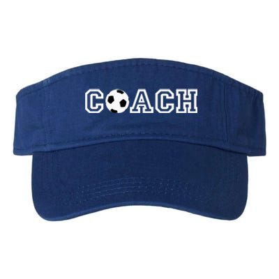 Soccer Coach Funny Gift Appreciation Gift For Soccer Coaches Valucap Bio-Washed Visor