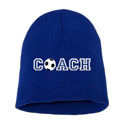 Soccer Coach Funny Gift Appreciation Gift For Soccer Coaches Short Acrylic Beanie