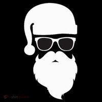 Santa Claus Face Sunglasses with Hat Beard Christmas  Impact Tech Backpack