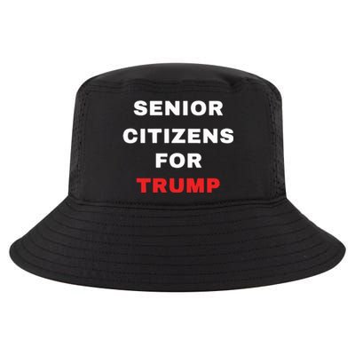 Seniors Citizens For Trump Cool Comfort Performance Bucket Hat