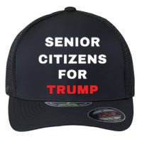 Seniors Citizens For Trump Flexfit Unipanel Trucker Cap