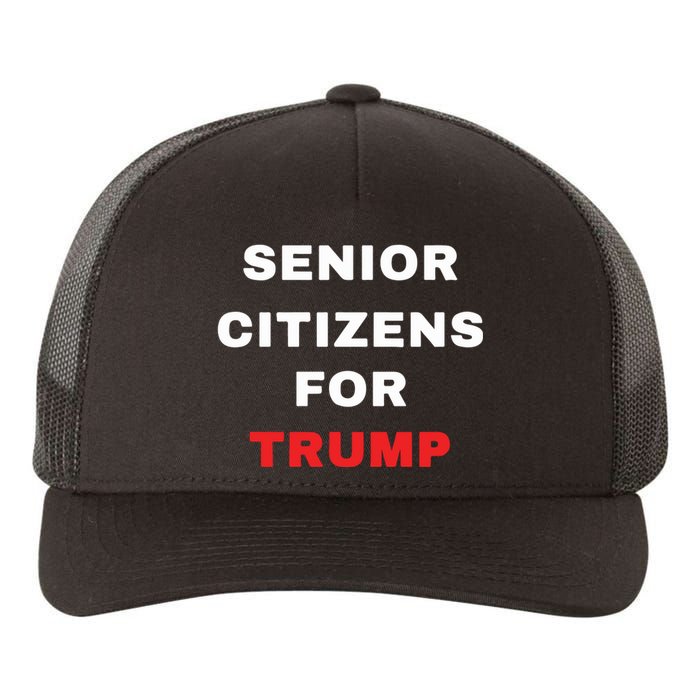 Seniors Citizens For Trump Yupoong Adult 5-Panel Trucker Hat