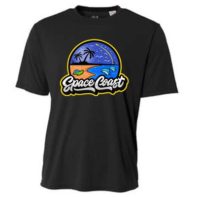 Space Coast Florida Space And Rocket Program Cooling Performance Crew T-Shirt