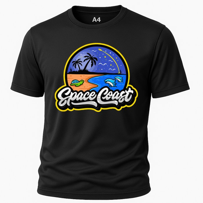 Space Coast Florida Space And Rocket Program Performance Shirt
