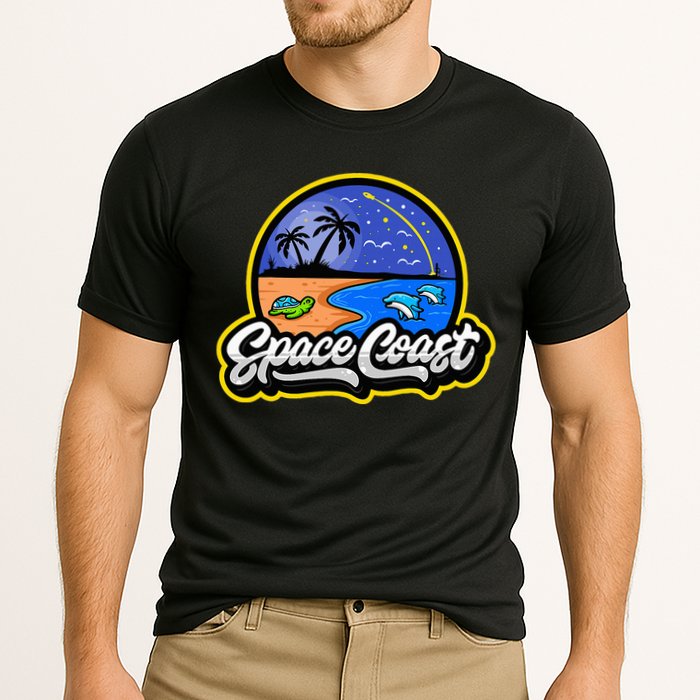 Space Coast Florida Space And Rocket Program Performance Shirt