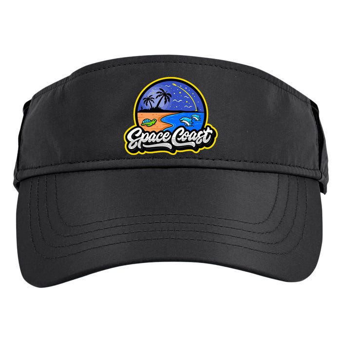 Space Coast Florida Space And Rocket Program Adult Drive Performance Visor