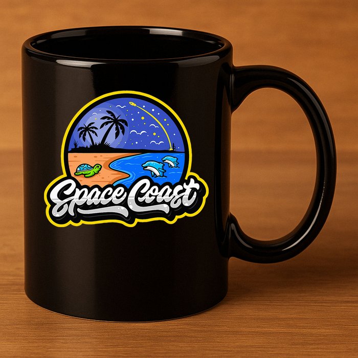 Space Coast Florida Space And Rocket Program 11oz C Handle Ceramic Mug