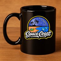 Space Coast Florida Space And Rocket Program 11oz C Handle Ceramic Mug