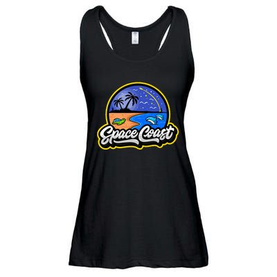 Space Coast Florida Space And Rocket Program Ladies Essential Flowy Tank