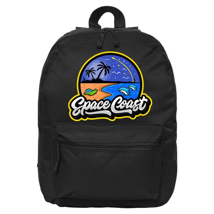 Space Coast Florida Space And Rocket Program 16 in Basic Backpack