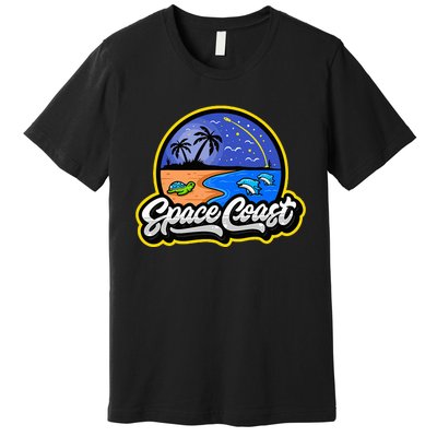 Space Coast Florida Space And Rocket Program Premium T-Shirt