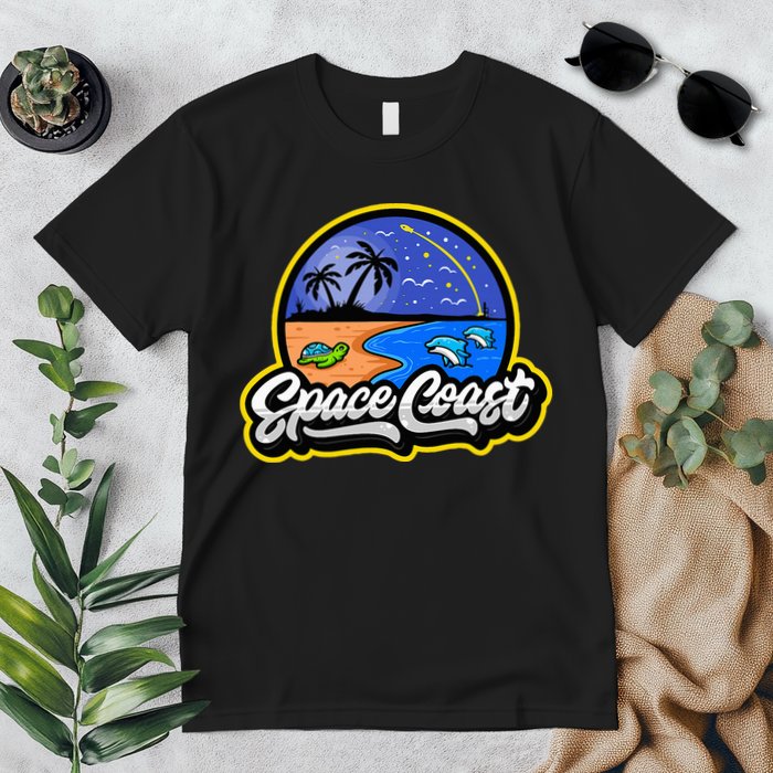 Space Coast Florida Space And Rocket Program Premium T-Shirt