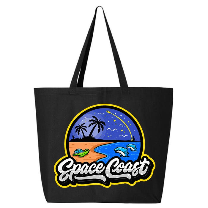 Space Coast Florida Space And Rocket Program 25L Jumbo Tote