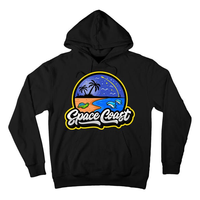 Space Coast Florida Space And Rocket Program Tall Hoodie