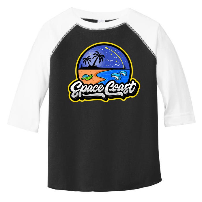 Space Coast Florida Space And Rocket Program Toddler Fine Jersey T-Shirt