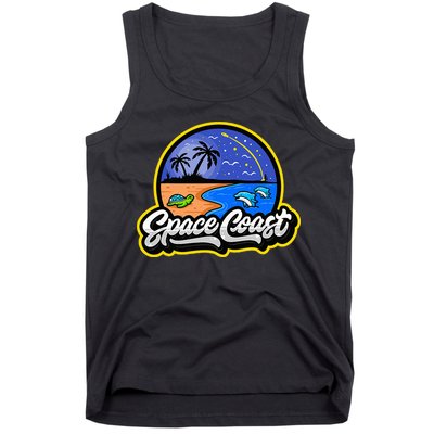 Space Coast Florida Space And Rocket Program Tank Top