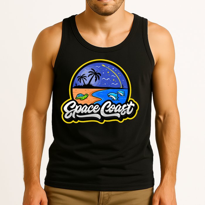 Space Coast Florida Space And Rocket Program Tank Top