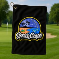 Space Coast Florida Space And Rocket Program Golf Towel