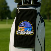 Space Coast Florida Space And Rocket Program Golf Towel