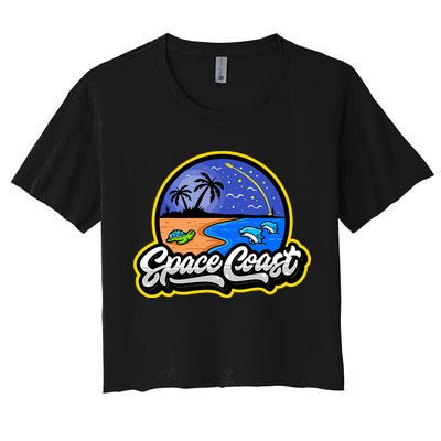 Space Coast Florida Space And Rocket Program Crop Top