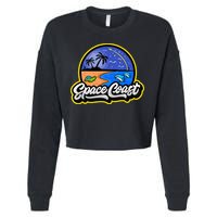 Space Coast Florida Space And Rocket Program Cropped Pullover Crew
