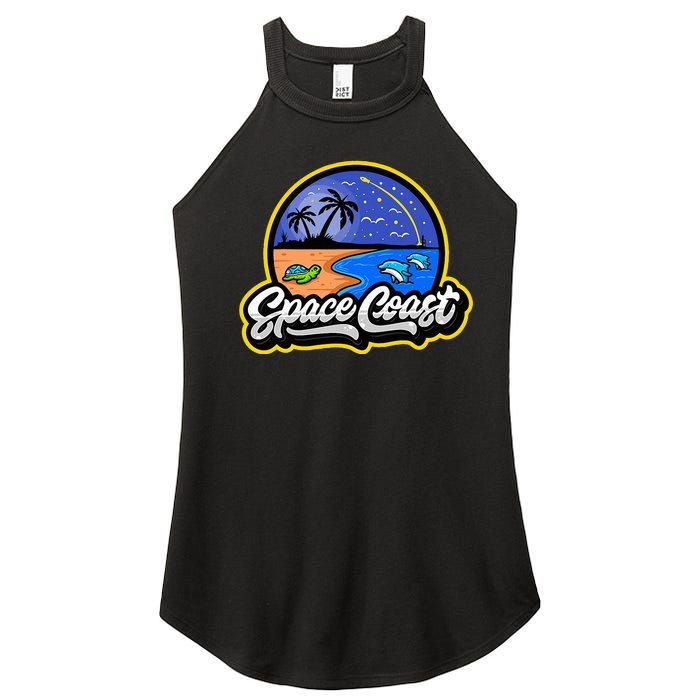 Space Coast Florida Space And Rocket Program Women’s Perfect Tri Rocker Tank