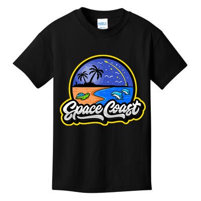 Space Coast Florida Space And Rocket Program Kids T-Shirt