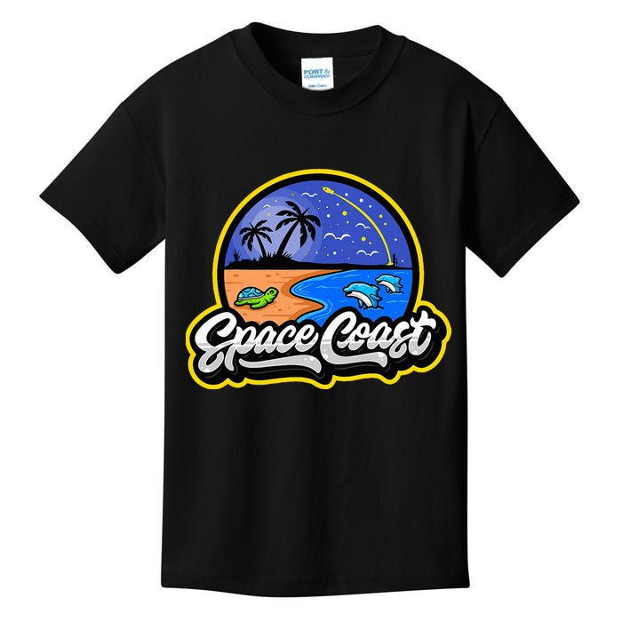 Space Coast Florida Space And Rocket Program Kids T-Shirt