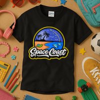 Space Coast Florida Space And Rocket Program Kids T-Shirt