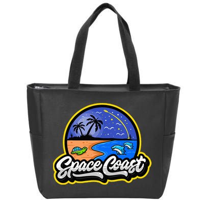 Space Coast Florida Space And Rocket Program Zip Tote Bag