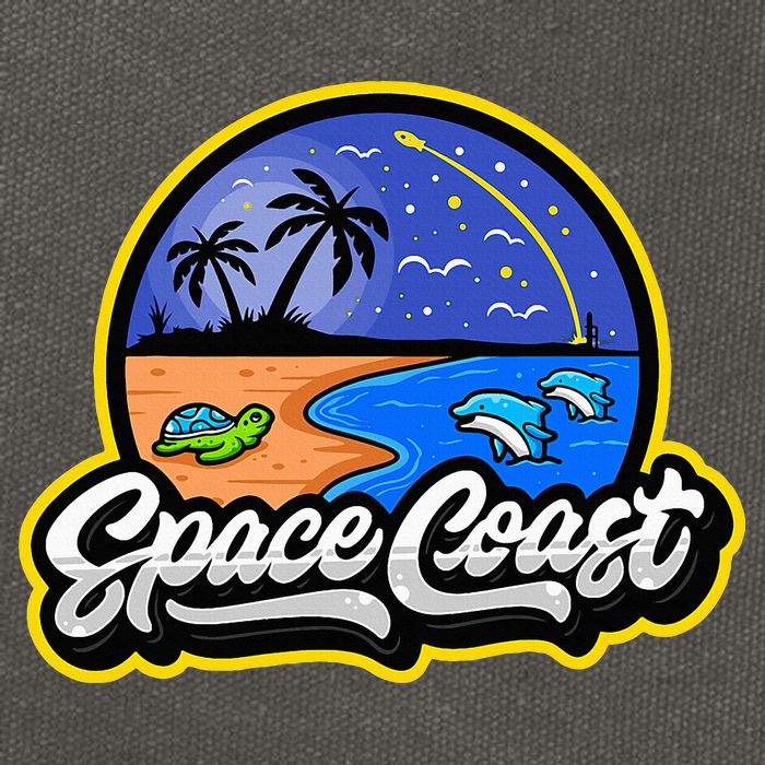 Space Coast Florida Space And Rocket Program Cotton Canvas Backpack