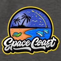 Space Coast Florida Space And Rocket Program Vector Backpack