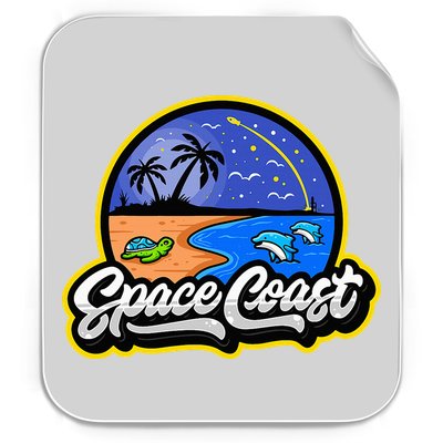 Space Coast Florida Space And Rocket Program Permanent Decal Sticker
