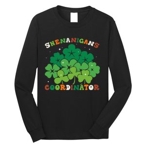 Shenanigans Coordinator Funny St Patricks Day Teacher Long Sleeve Shirt