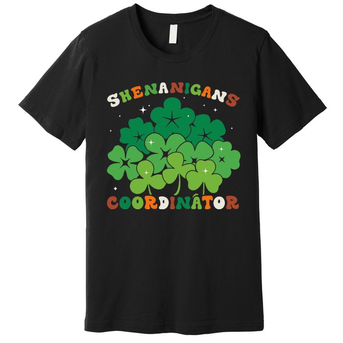 Shenanigans Coordinator Funny St Patricks Day Teacher Premium T-Shirt