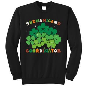 Shenanigans Coordinator Funny St Patricks Day Teacher Tall Sweatshirt