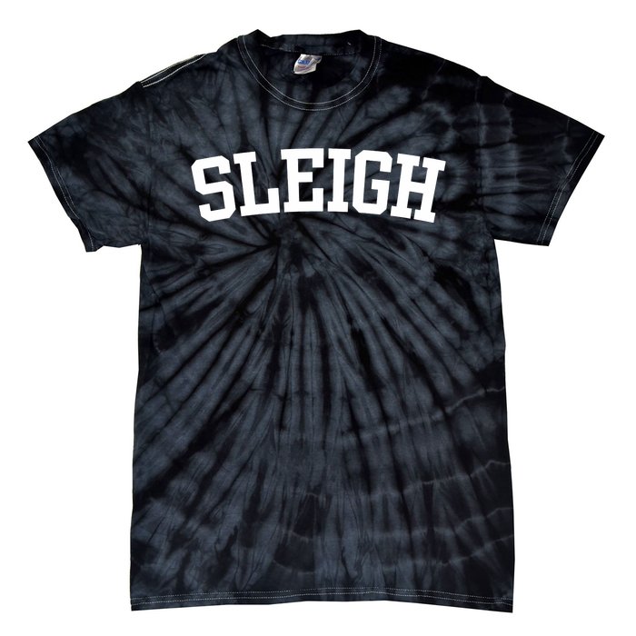 Sleigh Christmas Family Tie-Dye T-Shirt